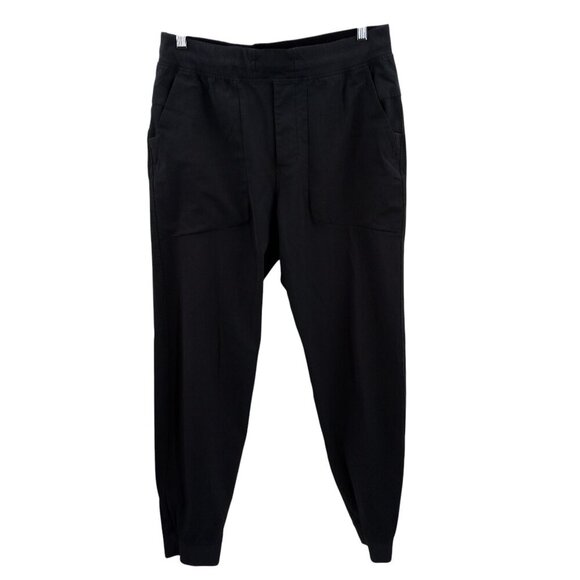 Lululemon ABC Jogger Pull On Charcoal Gray Pans Size L Pockets Elastic Waist - Picture 1 of 11